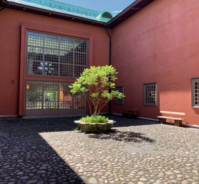 Innergård Cyrillushuset